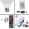 Imagen de Lampara LED Rgb Con parlante Bluetooth Control Remoto