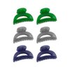 Imagen de Pinzas para cabello Ushas  x  6 unidades-  Surtidas