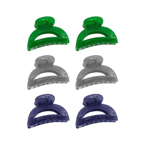 Imagen de Pinzas para cabello Ushas  x  6 unidades-  Surtidas