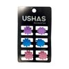 Imagen de Pinza para cabello Ushas x 6 unidades - Surtidas