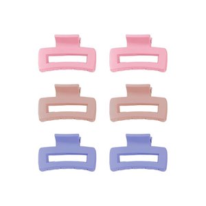 Imagen de Pinzas para cabello Ushas  x 6 unidades - Surtidas