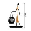 Imagen de Candelabro De Mesa En Hierro Estilo Nórdico Figura Femenina