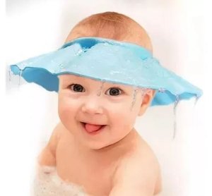 Imagen de Gorro Visera protector de Ducha ajustable para bebés