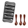 Imagen de Molde en silicona para hacer Cucharas de Chocolate x 6