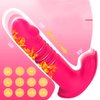 Imagen de Consolador Vibrador telescópico Con temperatura 12 Frecuencias recargable