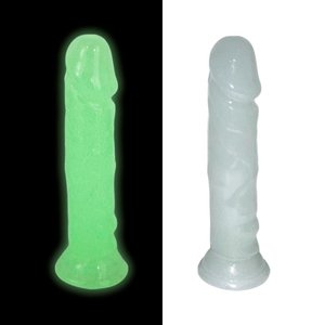 Imagen de Dildo Consolador fluo con ventosa - Fluorescente en la oscuridad