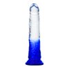 Imagen de Dildo Consolador Venoso transparente con color