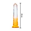 Imagen de Dildo Consolador Venoso transparente con color