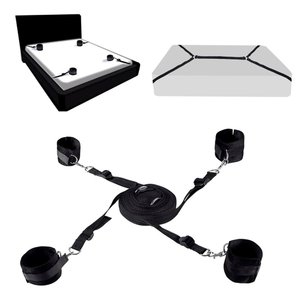 Imagen de Set de Bondage Restricción Grilletes para la Cama Muñequeras y Tobilleras