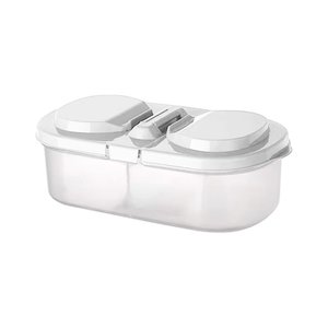 Imagen de Recipiente para alimentos con Divisiones y Tapas independientes