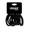 Imagen de Colitas de pelo Ushas x 6 unidades - Color Negro