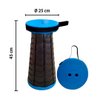 Imagen de Banco Taburete Plegable Extensible Pesca Camping
