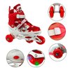 Imagen de Patines 4 ruedas 2 en línea 2 traseras Extensibles Talle 30-34