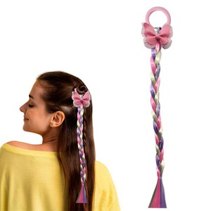 Imagen de Colita de pelo Colero Trenza fantasía con aplique