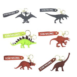Imagen de Llavero de goma dinosaurio  Diseños SURTIDOS.
