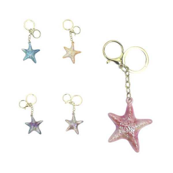 Imagen de Llavero estrella de mar -  Diseños SURTIDOS.