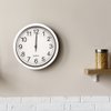 Imagen de Reloj de pared redondo blanco - 25,5cm