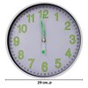 Imagen de Reloj de pared redondo - Fondo Blanco Número Fluorescentes