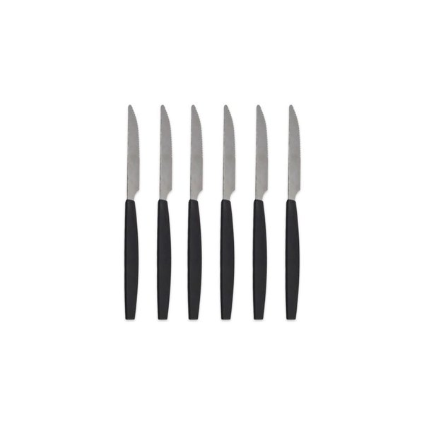 Imagen de Cuchillos acero inox.-2 colores X 6 pc-21,5cm