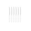 Imagen de Cuchillos acero inox.-2 colores X 6 pc-21,5cm