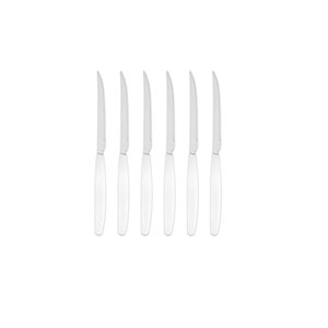 Imagen de Cuchillos acero inox.-2 colores X 6 pc-21,5cm