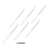 Imagen de Cuchillos acero inox.-2 colores X 6 pc-21,5cm