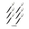 Imagen de Cucharas acero inox.-2 colores X 6 pc-19,5cm