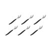 Imagen de Cucharas acero inox.-2 colores X 6 pc-19,5cm
