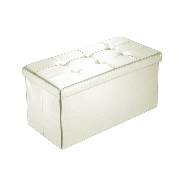 Imagen de Baul Puff Asiento Banqueta Piecera Cama - Color Beige