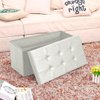 Imagen de Baul Puff Asiento Banqueta Piecera Cama - Color Beige