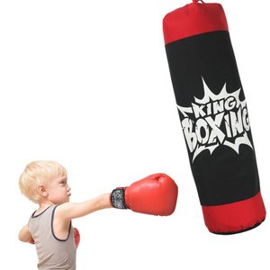 Imagen de Bolsa de boxeo con guantes  - Set de boxeo Infantil