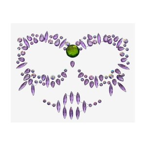 Imagen de Stickers gemas Piedritas Decoración Rostro -Fiesta Halloween Disfraz