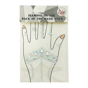 Imagen de Piedritas stickers brillo para decoración de Manos