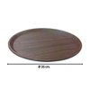 Imagen de Bandeja redonda plastica tipo madera-36cm 2 colores