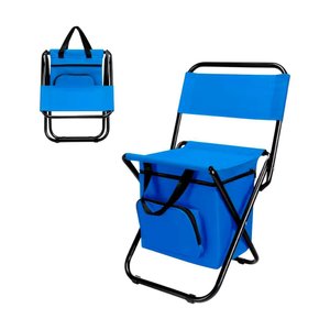 Imagen de Silla plegable Camping Pesca - Con bolso conservador de bebidas y alimentos