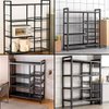 Imagen de Rack Organizador 4 estantes 4 canastos - Metal con rueda