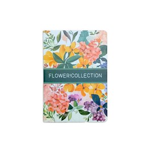 Imagen de Libreta con elástico - Colección Flower 160 páginas