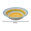 Imagen de Plato ceramica redondo hondo bordes color -18cm.-colores sur