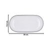 Imagen de Fuente ceramica borde negro - 35,5cm.