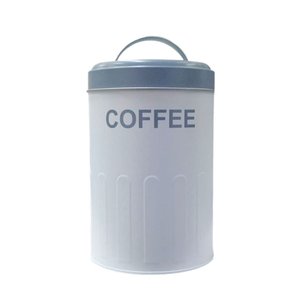 Imagen de Tarro metal gris con tapa para cocina- Diseños surtidos