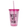 Imagen de Vaso con tapa y sorbito  450 ml