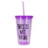 Imagen de Vaso con tapa y sorbito  450 ml