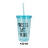 Imagen de Vaso con tapa y sorbito  450 ml