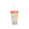 Imagen de Vaso con tapa y sorbito 450 ml.