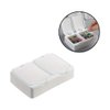 Imagen de Caja de almacenamiento con 2 tapas-14,1x9,5x3cm.(tapas 6,1x7