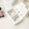 Imagen de Caja de almacenamiento con 2 tapas-14,1x9,5x3cm.(tapas 6,1x7