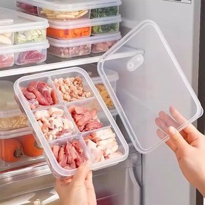 Imagen de Vianda plástica con tapa y 6 divisiones  - 790ml