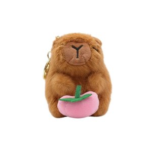 Imagen de Llavero peluche capibara Diseños con fruta