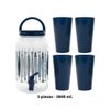 Imagen de Frasco para jugos con canilla y tapa-estampado con vasos-3,8