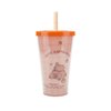 Imagen de Vaso con tapa y sorbito   450 ml. 4 diseños